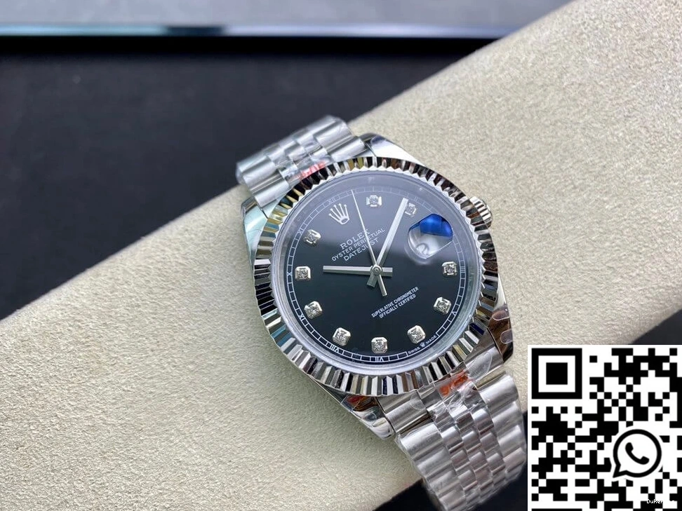 Black GM Factory M126334-0012 Dial Datejust Rolex 0424